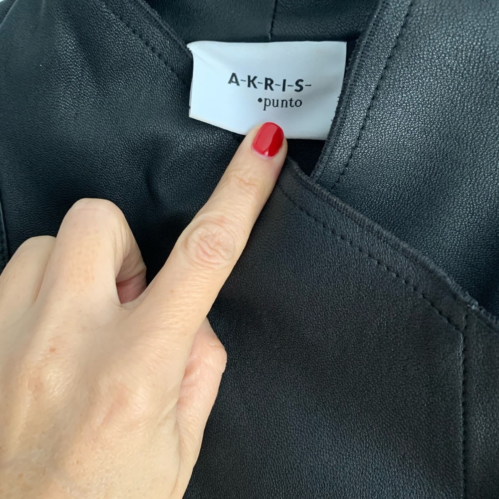 Akris Punto leather jacket - Picture 6 of 8